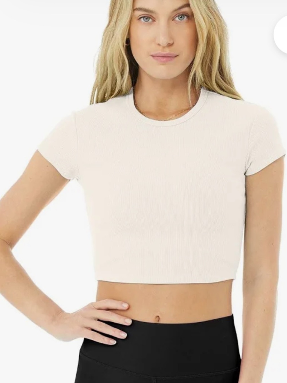 Alo rib crop top